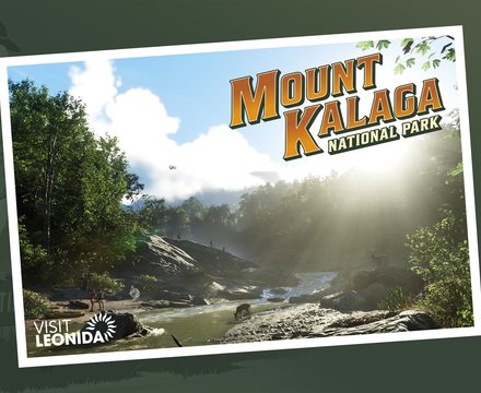 Carte postale : Parc national du Mont Kalaga, artwork officiel de GTA 6