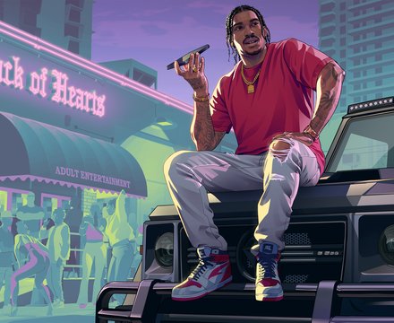 Dre'Quan Priest : artwork officiel de GTA 6