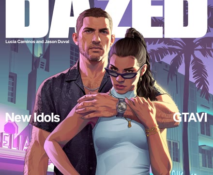 La couverture de Dazed : image officielle de GTA 6 n°1