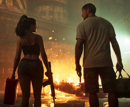 Jason et Lucia : screenshot officiel de GTA 6 n°8