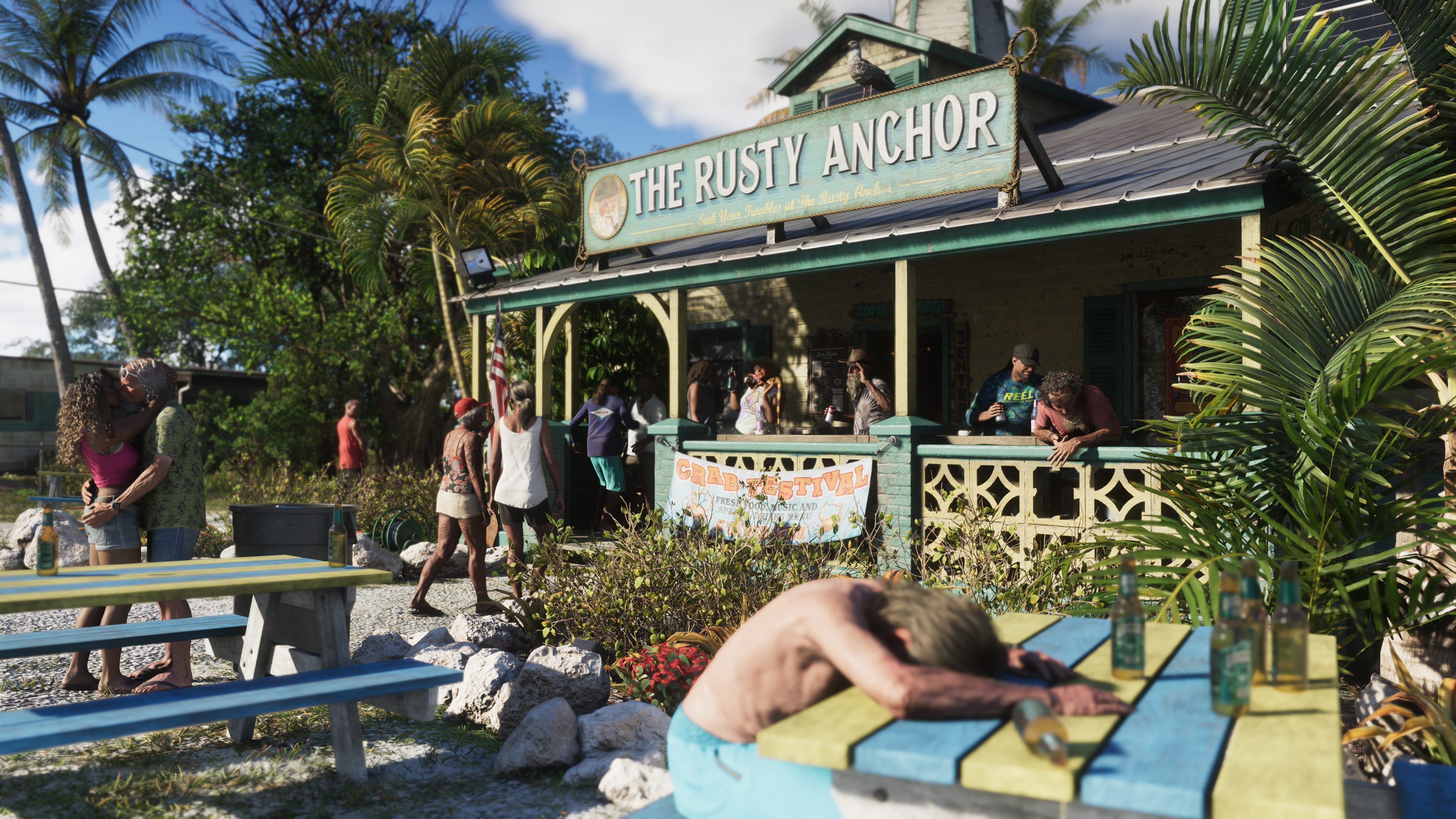 Le bar The Rusty Anchor dans les Leonida Keys