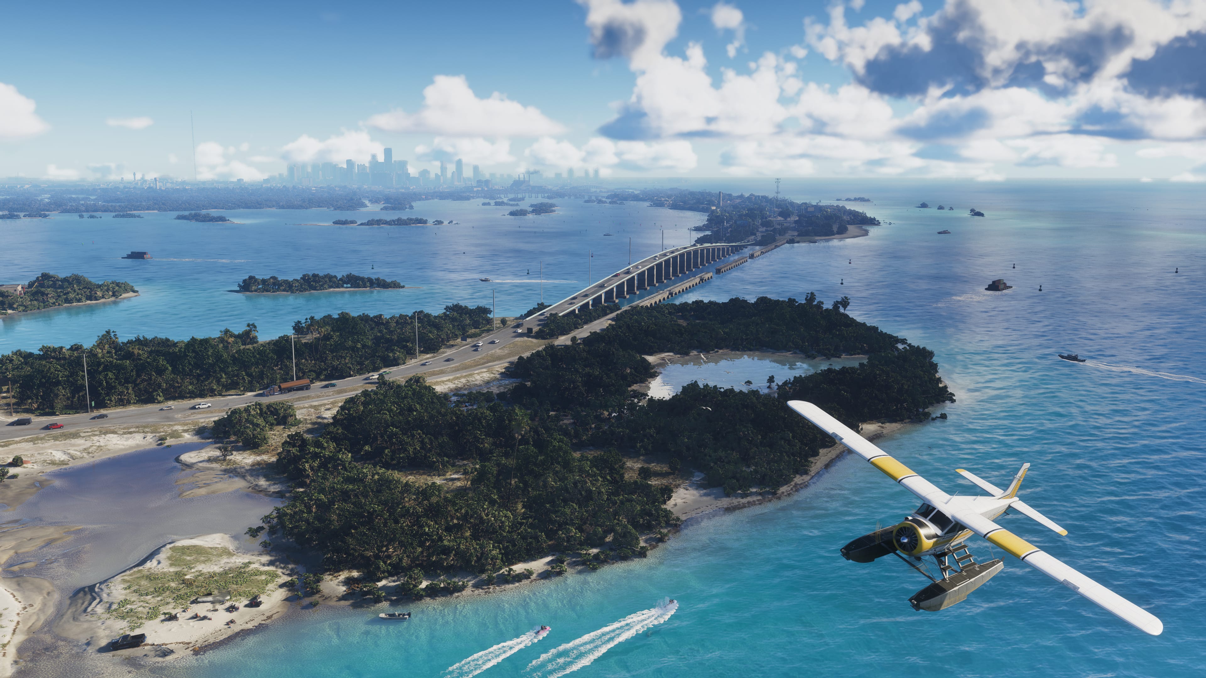 Les Leonida Keys, screenshot officiel de GTA 6
